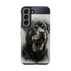 Charcoal Rottweiler Rottweiler Tough Phone Case - Rottweiler pride — gentle giants deserve great art — view 22 of 103