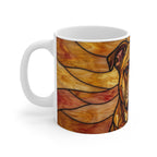 English Bulldog Low Poly Warm Jewel Ceramic Mug 11oz | Dog Lover Gift