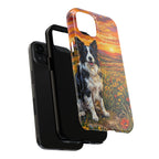 Border Collie Acrylic Gallery Print Sunset Prairie Tough Phone Case | Dog Lover Gift — view 15 of 24