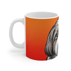 Shih Tzu Comic Pop Art Ceramic Mug 11oz | Premium Dog Art | Tritan