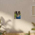 Boston Terrier Oil Painting Soccer Portrait Canvas Wall Art - Dog Lover Gift, Pet Decor, Sports Fan Home Art