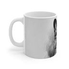 French Bulldog Charcoal Portrait Ceramic Mug 11oz | Premium Dog Art | Tritan
