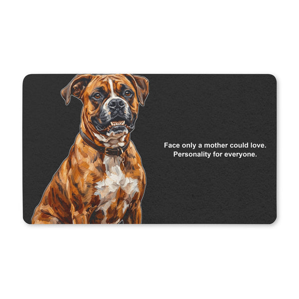 Boxer Doormat | Cute Cartoon Dog Floor Mat | Boxer Lover Gift | Dog Mom Home Decor | Indoor Entryway Welcome Mat