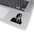 Bernese Mountain Dog Kings & Queens Royal Portrait Sticker, Dog Portrait Vinyl Decal, Kiss-Cut Sticker, Bernese Mountain Dog Lover Gift