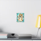 Pop Art Corgi Canvas | Bold Dog Wall Art