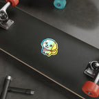 Chibi Golden Retriever Holo Sticker | Tritan
