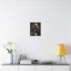 Great Dane Medieval Knight Portrait Canvas Wall Art, Regal Dog Painting, Great Dane Lover Gift, Stretched Canvas