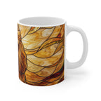 Poodle Low Poly Warm Jewel Ceramic Mug 11oz | Dog Lover Gift
