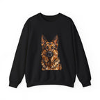 German Shepherd Sweatshirt | Painterly Dog Art Crewneck | German Shepherd Mom Gift | Cozy Pullover for Dog Lovers | Pet Portrait Apparel — primary view