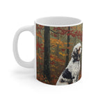 Acrylic Poodle - Autumn Woods | Ceramic Mug 11oz