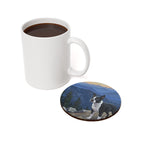 Acrylic Boston Terrier - Mountain Overlook | Cork Back Coaster