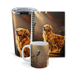 Stage Lights Collection Box | Golden Retriever | Mug + Tumbler + Notebook | Tritan