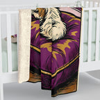 Shih Tzu Comic Pop Art Throw Blanket | Premium Dog Art | Tritan