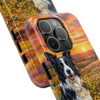 Border Collie Acrylic Gallery Print Sunset Prairie Tough Phone Case | Dog Lover Gift — view 16 of 24