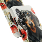 Dachshund Watercolor Wildflower Field Phone Case | Premium Dog Prints | Tritan — view 26 of 28