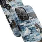 Acrylic Gallery Print Siberian Husky - Coastal Cliffside | Tough Phone Case — view 23 of 28