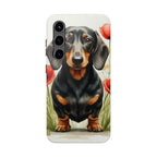 Dachshund Watercolor Wildflower Field Phone Case | Premium Dog Prints | Tritan — view 9 of 28