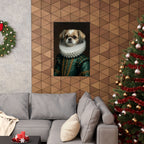 Shih Tzu Renaissance Royal Portrait Matte Poster, Regal Dog Art Print, Shih Tzu Lover Gift, Wall Art