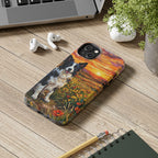 Border Collie Acrylic Gallery Print Sunset Prairie Tough Phone Case | Dog Lover Gift — view 12 of 24