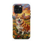 Corgi Acrylic Gallery Print Sunset Prairie Phone Case | Premium Dog Prints | Tritan — view 7 of 24