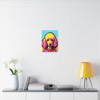 Pop Art Poodle Canvas — Bold Dog Wall Art