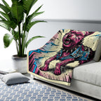 Yorkshire Terrier Comic Pop Art Throw Blanket | Premium Dog Art | Tritan