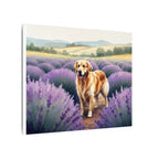 Golden Retriever Watercolor Canvas Wall Art, Dog Lover Gift, Pet Art Print, Dog Mom Decor, Ready to Hang Stretched Canvas