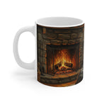 Acrylic Gallery Print Cane Corso - Winter Hearth | Ceramic Mug 11oz