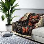 Rottweiler Comic Pop Art Throw Blanket | Premium Dog Art | Tritan