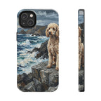 Poodle Acrylic Gallery Print Coastal Cliffside Phone Case | Premium Dog Prints | Tritan — view 4 of 28