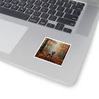 Acrylic German Shorthaired Pointer - Autumn Woods | Kiss-Cut Stickers