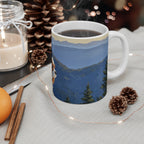 Acrylic Cavalier King Charles Spaniel - Mountain Overlook | Ceramic Mug 11oz