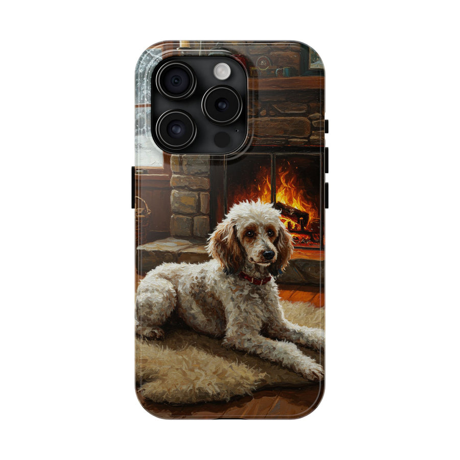 Acrylic Poodle - Winter Hearth | Tough Phone Case