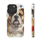 English Bulldog Watercolor Wildflower Field Phone Case | Premium Dog Prints | Tritan — view 3 of 28