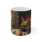 Acrylic French Bulldog - Winter Hearth | Ceramic Mug 11oz