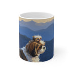 Acrylic Shih Tzu - Mountain Overlook | Ceramic Mug 11oz