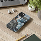 Acrylic Gallery Print Australian Shepherd - Coastal Cliffside | Tough Phone Case — view 10 of 28