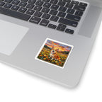 Corgi Acrylic Gallery Print Sunset Prairie Kiss-Cut Stickers | Premium Dog Prints | Tritan — view 11 of 12