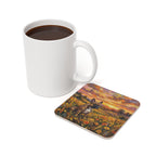 French Bulldog Acrylic Gallery Print Sunset Prairie Drink Coaster | Premium Dog Prints | Tritan — detail view