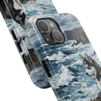 Acrylic Gallery Print Siberian Husky - Coastal Cliffside | Tough Phone Case — view 14 of 28
