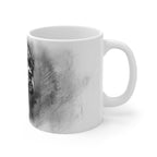 Boxer Charcoal Portrait Ceramic Mug 11oz | Premium Dog Art | Tritan