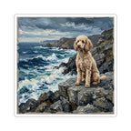 Acrylic Gallery Print Poodle - Coastal Cliffside | Kiss-Cut Stickers — view 3 of 12