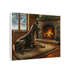 Great Dane Canvas Wall Art | Dog Lover Gift | Acrylic Painting Style | Pet Portrait Home Decor | Stretched Canvas Print