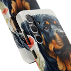 Rottweiler Watercolor Wildflower Field Phone Case | Premium Dog Prints | Tritan — view 26 of 28