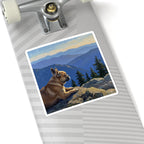 Acrylic French Bulldog - Mountain Overlook | Kiss-Cut Stickers