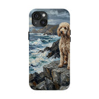 Poodle Acrylic Gallery Print Coastal Cliffside Phone Case | Premium Dog Prints | Tritan — view 7 of 28