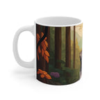 Australian Shepherd Acrylic Gallery Print Forest Coffee Mug | Premium Dog Prints | Tritan — secondary view