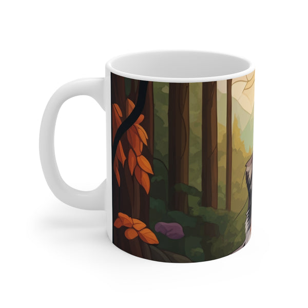 Australian Shepherd Acrylic Gallery Print Forest Coffee Mug | Premium Dog Prints | Tritan