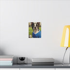 Boston Terrier Oil Painting Soccer Portrait Canvas Wall Art - Dog Lover Gift, Pet Decor, Sports Fan Home Art