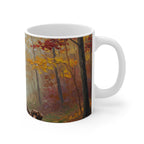 Acrylic Labrador Retriever - Autumn Woods | Ceramic Mug 11oz